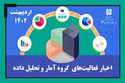 اخبار فعالیت های بخش آمار در اردیبهشت 1402